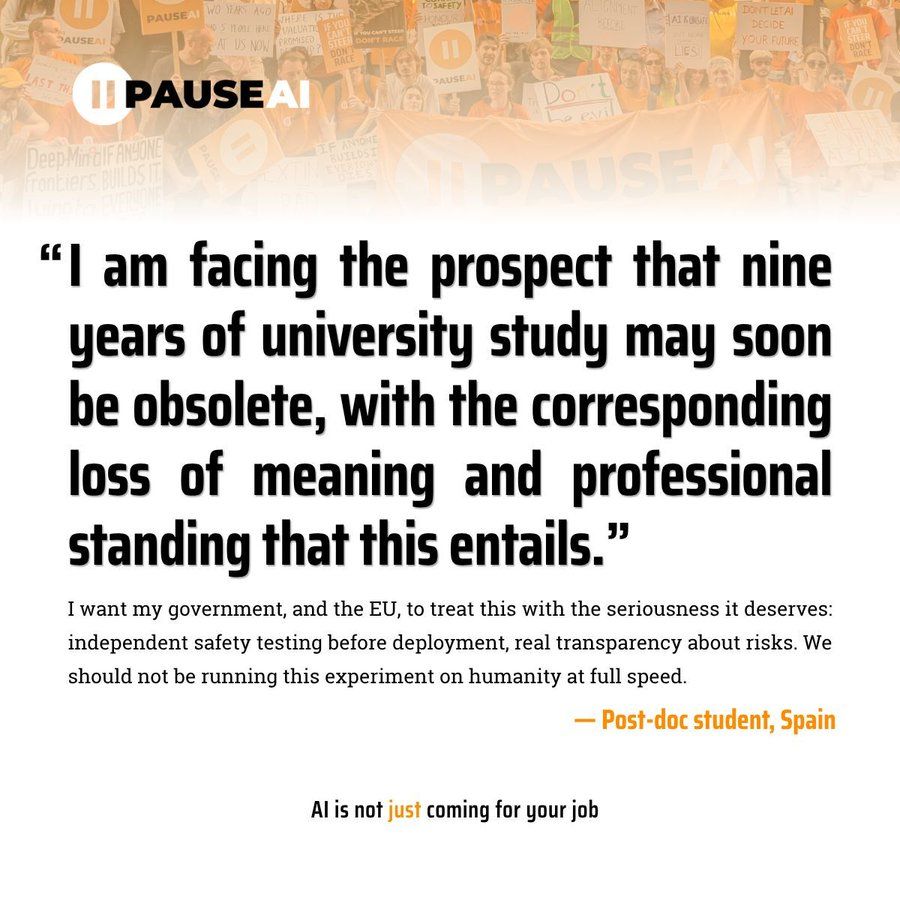 I am facing the prospect that nine years of university study may soon be obsolete, with the corresponding loss of meaning and professional standing that this entails.